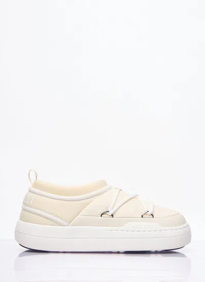 Moon Boot Women Park Icon Slip-on Shoes In Cream