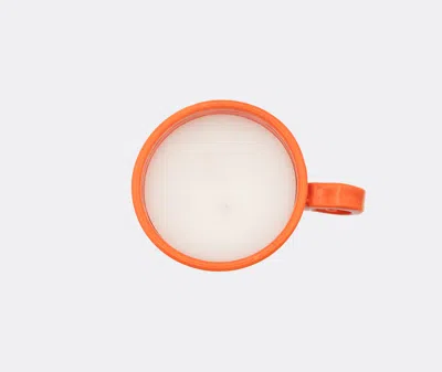 C'era Fragrance Aria Cup Circular-handle Candle In Orange