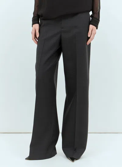 Gucci Wool Tailored Pants In Grey