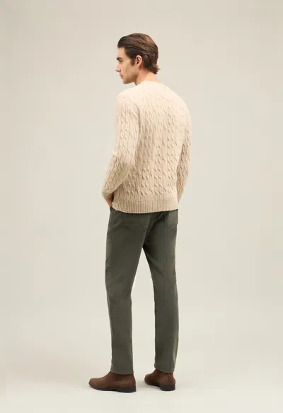 Boglioli Man Sweater Beige Size Xl Wool, Cashmere In Beige
