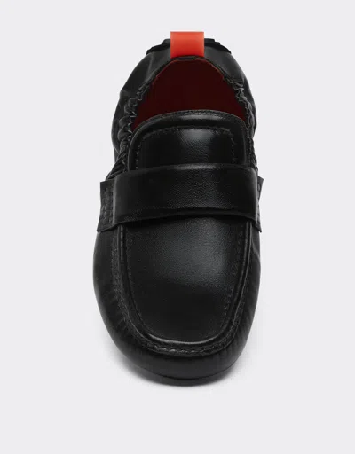 Ferrari Driver Shoes In Nappa Leather In Black