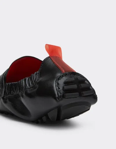 Ferrari Driver Shoes In Nappa Leather In Black