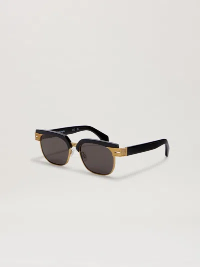 Shop Palm Angels Eyewear Fortuna Sunglasses In Black