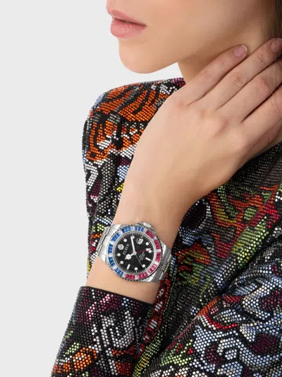 Philipp Plein Gmt-i Challenger Baguettes 44mm In Schwarz
