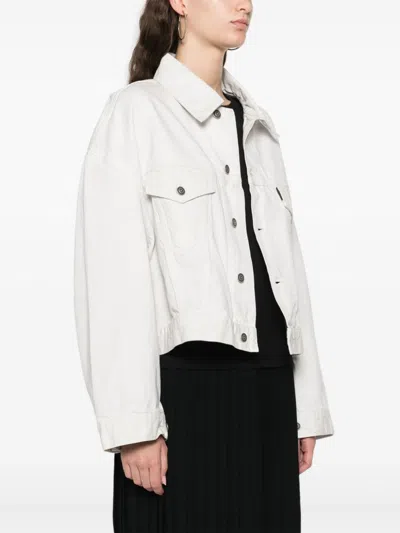 Haikure Denim Jacket In Weiss