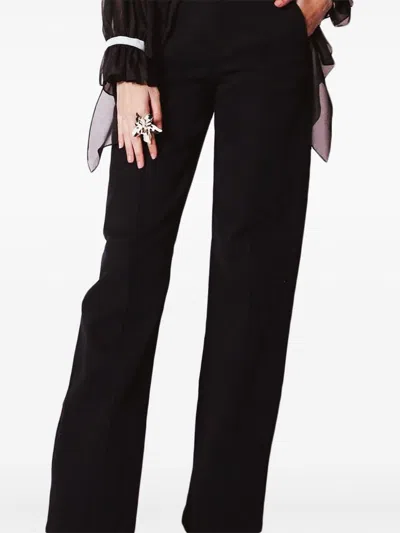 Shop Lethicia Bronstein Cristiane Trousers In Schwarz