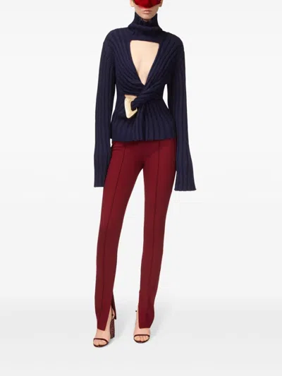 Area High-neck Sweater In Blau