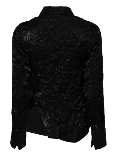 Song For The Mute Cropped Shirt In Schwarz