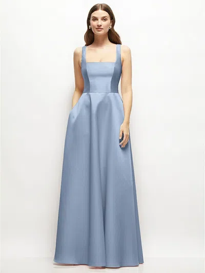 Dessy Collection Sleeveless Satin Gown