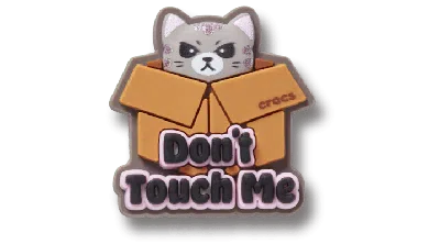 Jibbitz Dont Touch Me Kitty