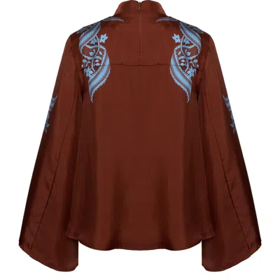 La Doublej Make An Exit Top Placée In Signoria Placée Brown
