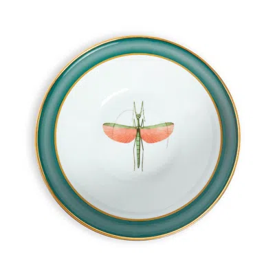 Shop La Doublej Serving Bowl In Libellula Green