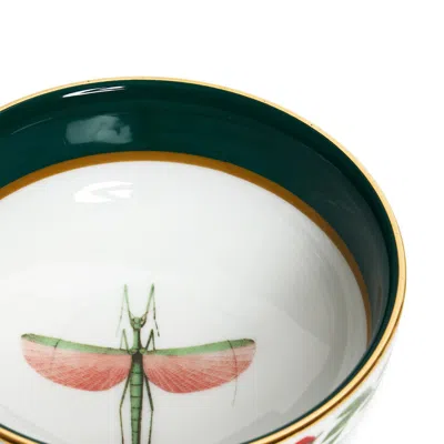 La Doublej Snack Bowl Set Of 2 In Libellula Green