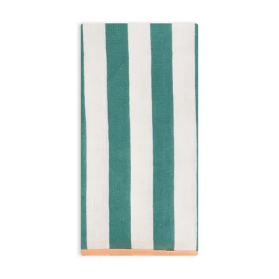 La Doublej Large Napkins Set Of 2 In Riviera Green