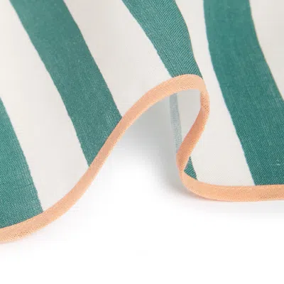 La Doublej Large Napkins Set Of 2 In Riviera Green