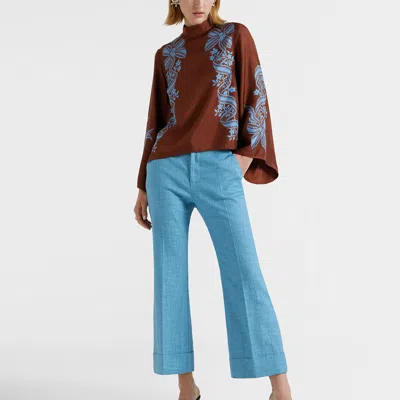 La Doublej Hendrix Pants In Solid Light Blue