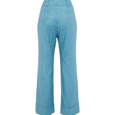 La Doublej Hendrix Pants In Solid Light Blue