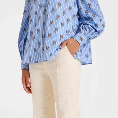 La Doublej Hendrix Pants In Solid Cream