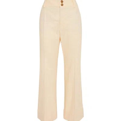 La Doublej Hendrix Pants In Solid Cream
