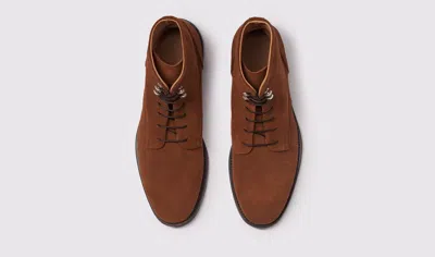 Scarosso Eva Boots In Brown - Suede