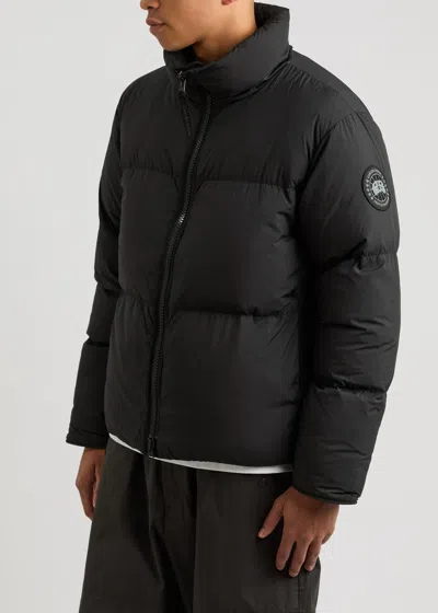 Canada Goose Black Lawrence Down Jacket In Black