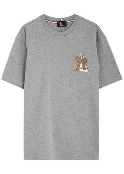 Moncler Grey T-shirt In Grey