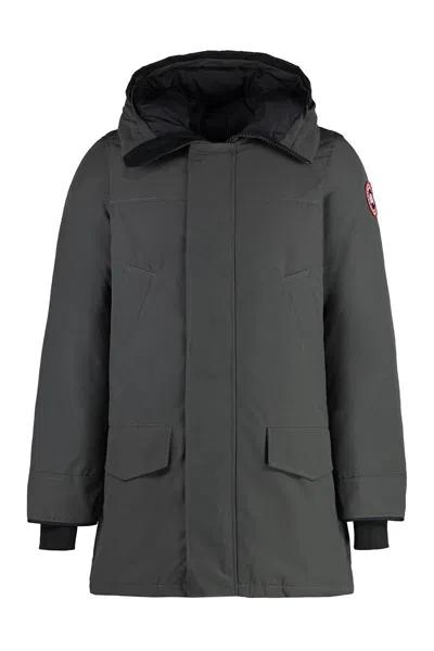 Shop Canada Goose Langford Hooded Parka In Grey