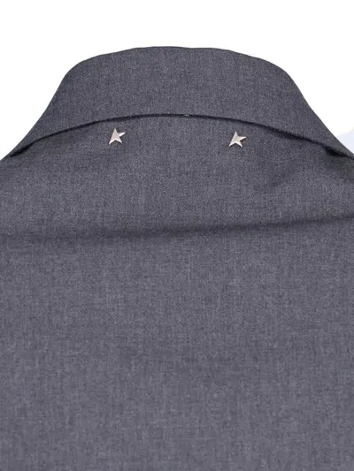 Golden Goose Blazer Single Breasted Front Pockets In Grey