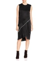 DKNY Asymmetric Layered Dress,1741653BLACK/CHALK