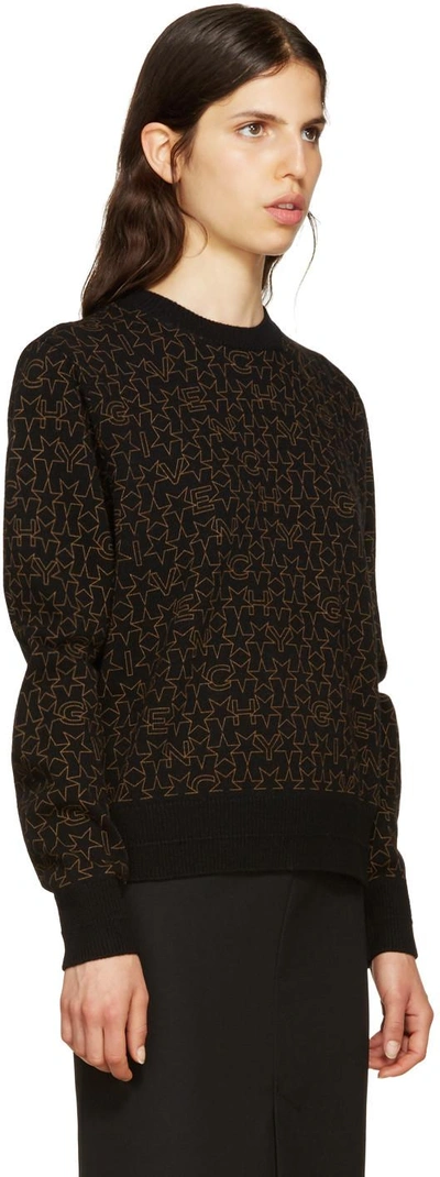 Shop Givenchy Black Logo Sweater