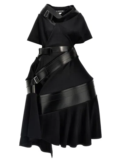 Junya Watanabe Asymmetrical Coat With Belted Buckle Accents