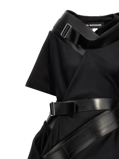Junya Watanabe Asymmetrical Coat With Belted Buckle Accents