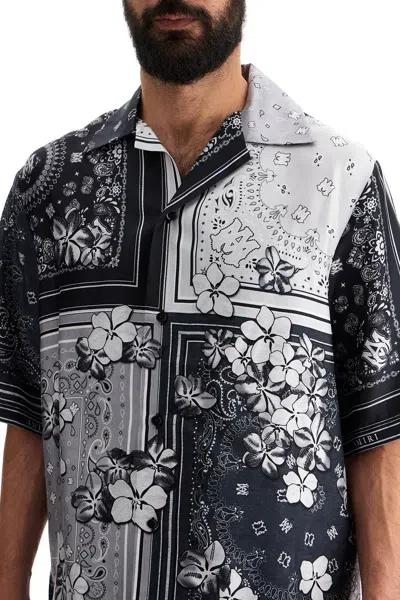 Shop Amiri Camicia Bowling Stampa Bandana
