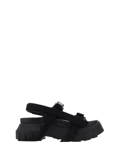 Shop Rick Owens Sandals In Black