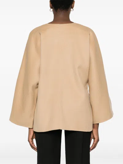 By Malene Birger Wide-sleeved Wool Blouse