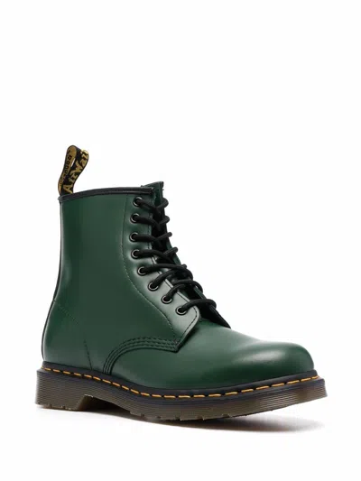 Dr. Martens' Dr. Martens Man Ankle Boots Green Size 11 Leather