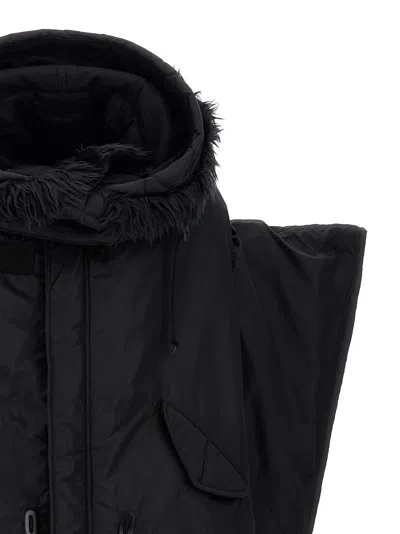 Shop Junya Watanabe Oversize Puffer Jacket Casual Jackets, Parka Black