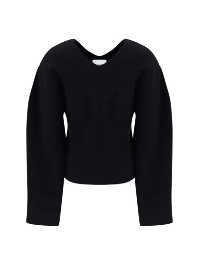 Lisa Yang Black Sara Sweater In Black