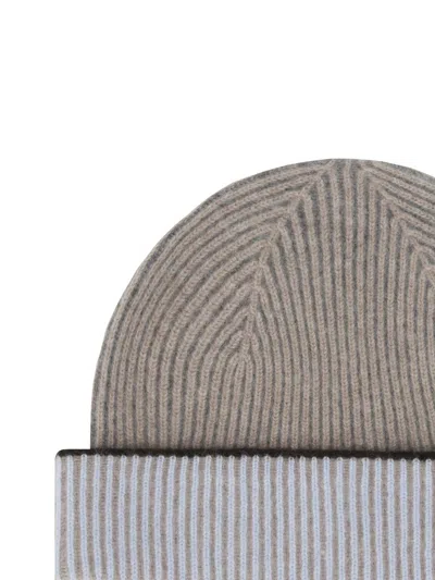 Shop Zegna Hats E Hairbands In Grey