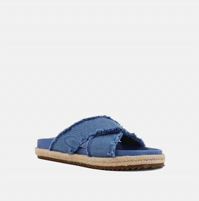 Shu Shop Women's Courtney Sandal In Denim In Blue