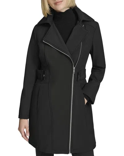 Andrew Marc Saylor Coat In Black