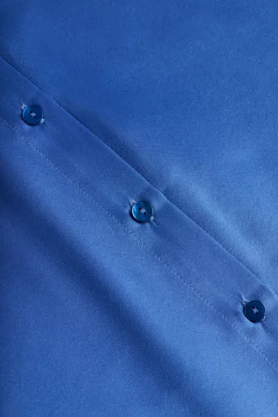 L Agence Tyler Silk Blouse In Dusty Periwinkle