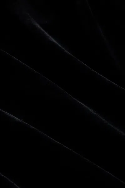 Shop L Agence Venice Velvet Gown In Black