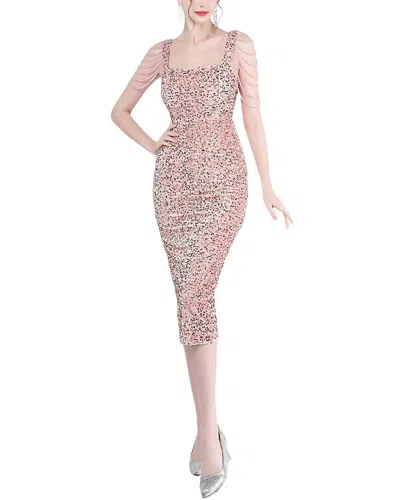 Kalinnu Midi Dress In Pink
