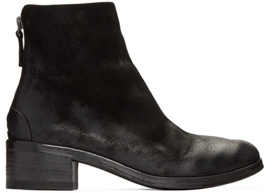 Marsèll 'funghetto' Buffed Deerskin Leather Ankle Boots
