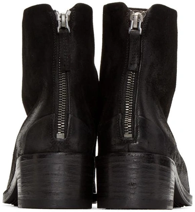 Shop Marsèll Black Nubuck Listo Boots