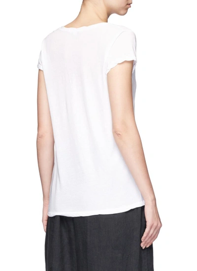 Shop James Perse V-neck Cotton Jersey T-shirt