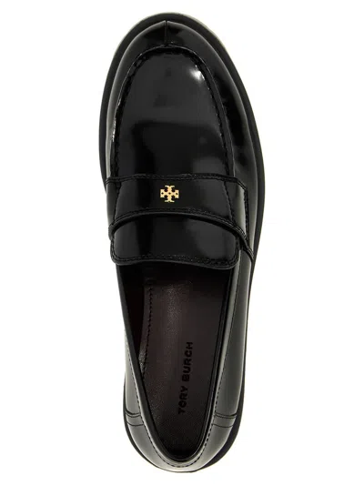 Tory Burch 20mm Classic Lug Brushed Leather Loafers In Black