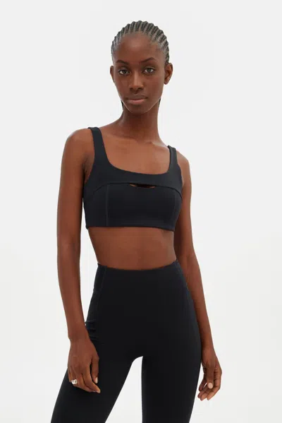 GIRLFRIEND COLLECTIVE BLACK GWEN KEYHOLE BRA 