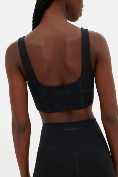 GIRLFRIEND COLLECTIVE BLACK GWEN KEYHOLE BRA 